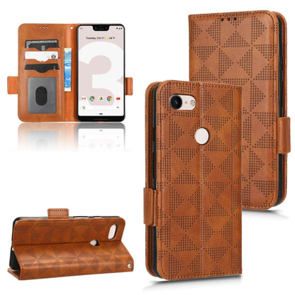 Symmetrical Triangle Leather Phone Case, For Infinix Hot 12i, For Google Pixel 3 Lite / 3a, For Google Pixel 3 Lite XL / 3a XL, For Google Pixel 3 XL, For Google Pixel 3, For Google Pixel 4 XL, For Google Pixel 4a 4G, For Google Pixel 4a 5G            ...