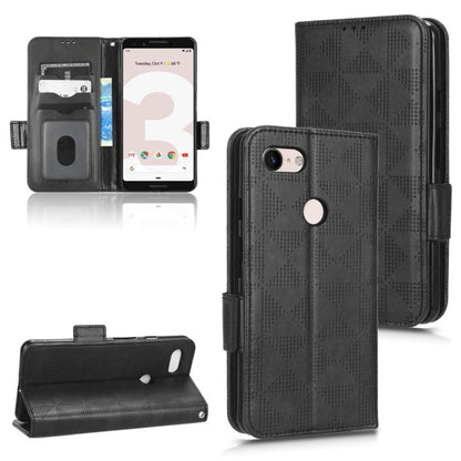 Symmetrical Triangle Leather Phone Case, For Infinix Hot 12i, For Google Pixel 3 Lite / 3a, For Google Pixel 3 Lite XL / 3a XL, For Google Pixel 3 XL, For Google Pixel 3, For Google Pixel 4 XL, For Google Pixel 4a 4G, For Google Pixel 4a 5G            ...