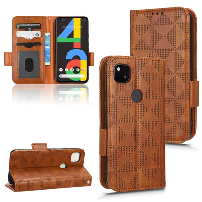 Symmetrical Triangle Leather Phone Case, For Infinix Hot 12i, For Google Pixel 3 Lite / 3a, For Google Pixel 3 Lite XL / 3a XL, For Google Pixel 3 XL, For Google Pixel 3, For Google Pixel 4 XL, For Google Pixel 4a 4G, For Google Pixel 4a 5G            ...
