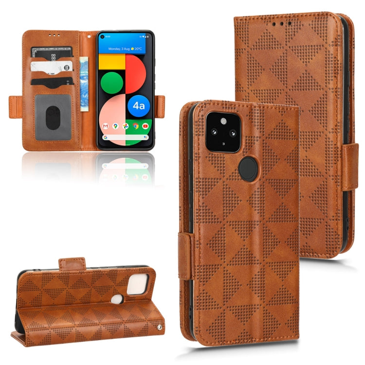 Symmetrical Triangle Leather Phone Case, For Infinix Hot 12i, For Google Pixel 3 Lite / 3a, For Google Pixel 3 Lite XL / 3a XL, For Google Pixel 3 XL, For Google Pixel 3, For Google Pixel 4 XL, For Google Pixel 4a 4G, For Google Pixel 4a 5G            ...