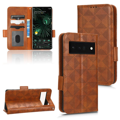 Symmetrical Triangle Leather Phone Case, For Infinix Hot 12i, For Google Pixel 3 Lite / 3a, For Google Pixel 3 Lite XL / 3a XL, For Google Pixel 3 XL, For Google Pixel 3, For Google Pixel 4 XL, For Google Pixel 4a 4G, For Google Pixel 4a 5G            ...