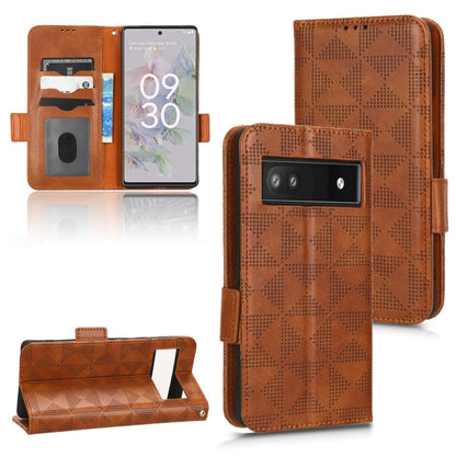 Symmetrical Triangle Leather Phone Case, For Infinix Hot 12i, For Google Pixel 3 Lite / 3a, For Google Pixel 3 Lite XL / 3a XL, For Google Pixel 3 XL, For Google Pixel 3, For Google Pixel 4 XL, For Google Pixel 4a 4G, For Google Pixel 4a 5G            ...