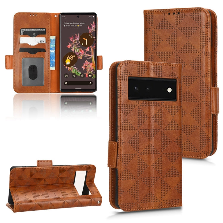 Symmetrical Triangle Leather Phone Case, For Infinix Hot 12i, For Google Pixel 3 Lite / 3a, For Google Pixel 3 Lite XL / 3a XL, For Google Pixel 3 XL, For Google Pixel 3, For Google Pixel 4 XL, For Google Pixel 4a 4G, For Google Pixel 4a 5G            ...