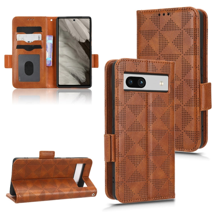 Symmetrical Triangle Leather Phone Case, For Infinix Hot 12i, For Google Pixel 3 Lite / 3a, For Google Pixel 3 Lite XL / 3a XL, For Google Pixel 3 XL, For Google Pixel 3, For Google Pixel 4 XL, For Google Pixel 4a 4G, For Google Pixel 4a 5G            ...