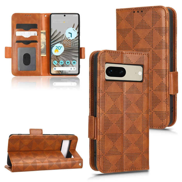 Symmetrical Triangle Leather Phone Case, For Infinix Hot 12i, For Google Pixel 3 Lite / 3a, For Google Pixel 3 Lite XL / 3a XL, For Google Pixel 3 XL, For Google Pixel 3, For Google Pixel 4 XL, For Google Pixel 4a 4G, For Google Pixel 4a 5G            ...