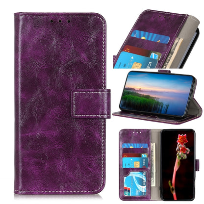 Retro Crazy Horse Texture Horizontal Flip Leather Phone Case, For Google Pixel 7a, For Xiaomi Redmi Note 12 4G Global