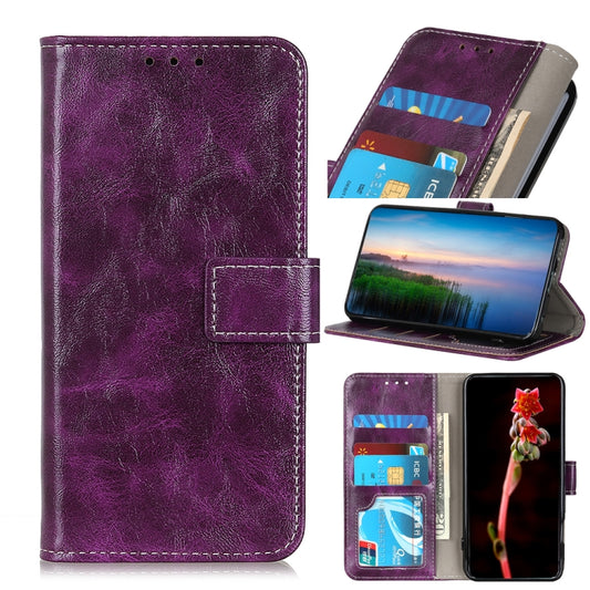 Retro Crazy Horse Texture Horizontal Flip Leather Phone Case, For Google Pixel 7a, For Xiaomi Redmi Note 12 4G Global