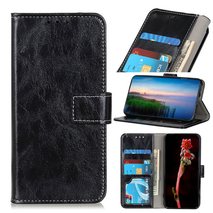 Retro Crazy Horse Texture Horizontal Flip Leather Phone Case, For Google Pixel 7a, For Xiaomi Redmi Note 12 4G Global