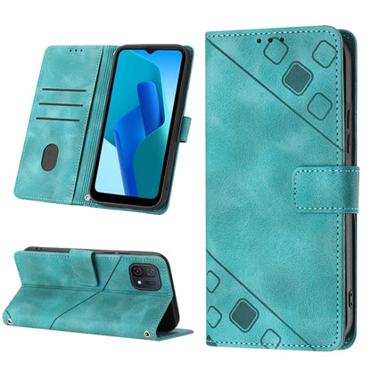 Skin-feel Embossed Leather Phone Case, For OPPO Reno6 5G, For OPPO A9 2020 / A5 2020 / A11X, For OPPO A16 / A54S, For OPPO A16K, For OPPO A57 5G 2022 / Realme V23 / Narzo 50 5G / A77 5G / K10 5G Global / A57 4G / V23i, For OPPO A57E 5G, For OPPO A58 5G...