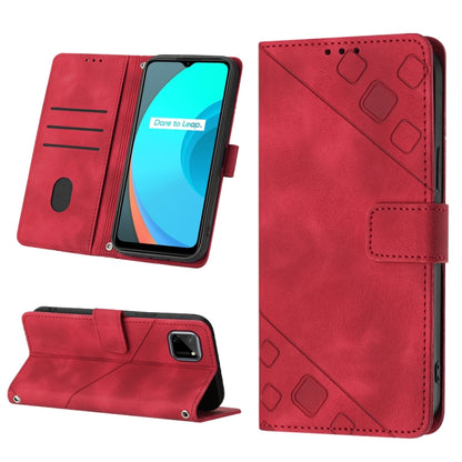 Skin-feel Embossed Leather Phone Case, For OPPO Reno6 5G, For OPPO A9 2020 / A5 2020 / A11X, For OPPO A16 / A54S, For OPPO A16K, For OPPO A57 5G 2022 / Realme V23 / Narzo 50 5G / A77 5G / K10 5G Global / A57 4G / V23i, For OPPO A57E 5G, For OPPO A58 5G...