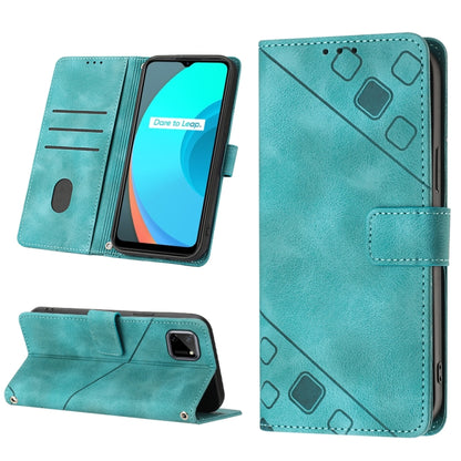 Skin-feel Embossed Leather Phone Case, For OPPO Reno6 5G, For OPPO A9 2020 / A5 2020 / A11X, For OPPO A16 / A54S, For OPPO A16K, For OPPO A57 5G 2022 / Realme V23 / Narzo 50 5G / A77 5G / K10 5G Global / A57 4G / V23i, For OPPO A57E 5G, For OPPO A58 5G...