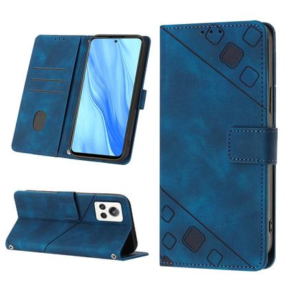 Skin-feel Embossed Leather Phone Case, For OPPO Reno6 5G, For OPPO A9 2020 / A5 2020 / A11X, For OPPO A16 / A54S, For OPPO A16K, For OPPO A57 5G 2022 / Realme V23 / Narzo 50 5G / A77 5G / K10 5G Global / A57 4G / V23i, For OPPO A57E 5G, For OPPO A58 5G...