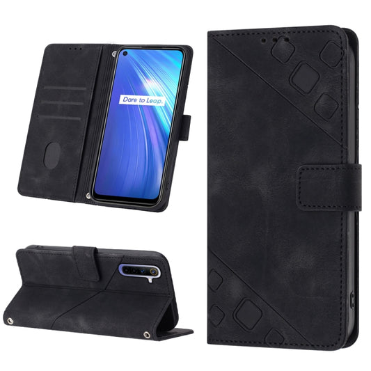 Skin-feel Embossed Leather Phone Case, For Realme 6, For Realme 6 Pro, For OPPO Reno5 A, For OPPO Reno9 Pro+, For OPPO Reno4, For OPPO Reno5 4G / Reno5 5G, For OPPO Reno6 4G, For OPPO Reno8 T 5G/A1 Pro 5G Global, For OPPO Reno9 5G／Reno9 Pro 5G         ...