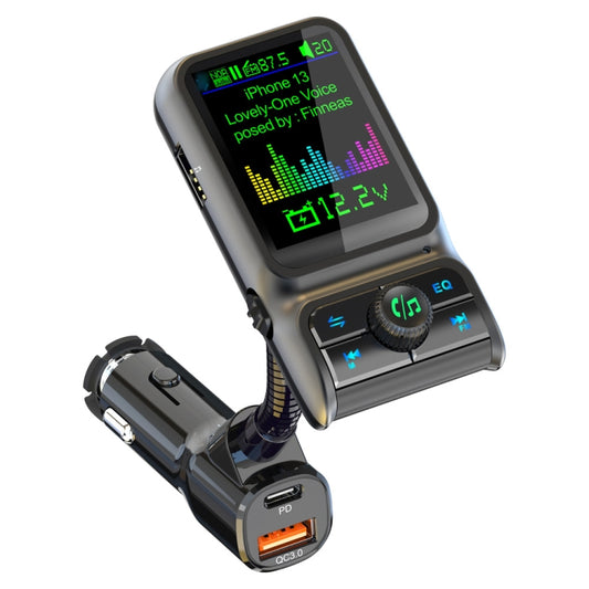 Transmetteur FM Bluetooth 5.0 pour voiture avec écran coloré BC85 Lecteur MP3, BC85