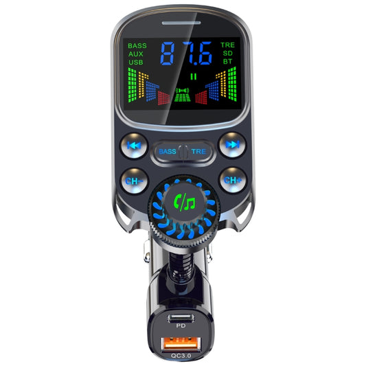 Émetteur FM Bluetooth 5.3 de voiture avec écran couleur BC86, lecteur MP3, BC86