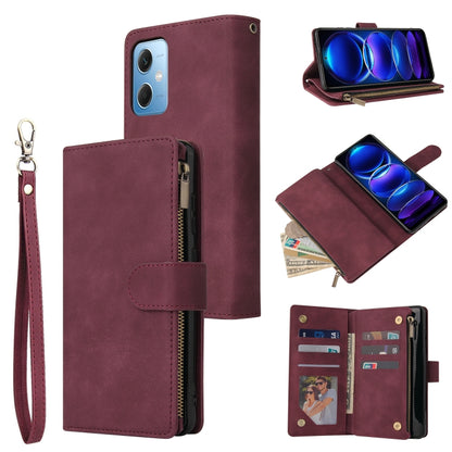 Multifunctional Multi-Card Wallet Phone Leather Case, For Samsung Galaxy A34 5G, For Samsung Galaxy A54 5G, For Xiaomi Redmi Note 12 5G, For Xiaomi Redmi Note 12 Pro 5G, For Xiaomi Redmi Note 12 Pro+ 5G, For Xiaomi 12T / 12T Pro, For Google Pixel 7A
