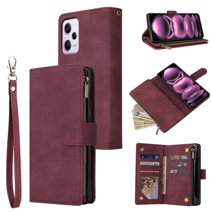 Multifunctional Multi-Card Wallet Phone Leather Case, For Samsung Galaxy A34 5G, For Samsung Galaxy A54 5G, For Xiaomi Redmi Note 12 5G, For Xiaomi Redmi Note 12 Pro 5G, For Xiaomi Redmi Note 12 Pro+ 5G, For Xiaomi 12T / 12T Pro, For Google Pixel 7A