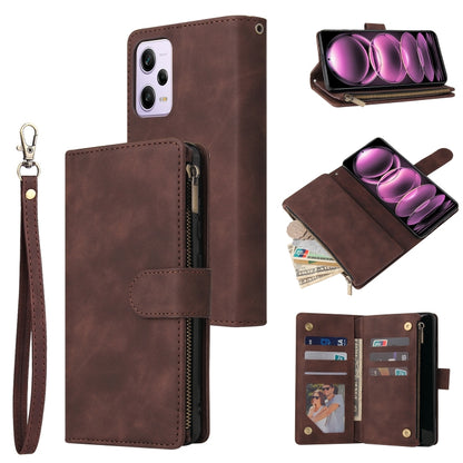 Multifunctional Multi-Card Wallet Phone Leather Case, For Samsung Galaxy A34 5G, For Samsung Galaxy A54 5G, For Xiaomi Redmi Note 12 5G, For Xiaomi Redmi Note 12 Pro 5G, For Xiaomi Redmi Note 12 Pro+ 5G, For Xiaomi 12T / 12T Pro, For Google Pixel 7A