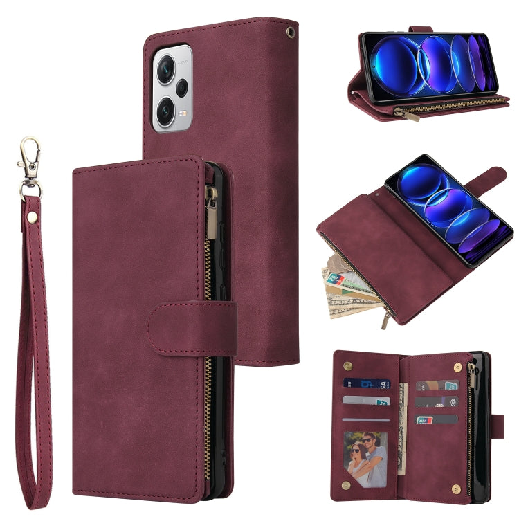 Multifunctional Multi-Card Wallet Phone Leather Case, For Samsung Galaxy A34 5G, For Samsung Galaxy A54 5G, For Xiaomi Redmi Note 12 5G, For Xiaomi Redmi Note 12 Pro 5G, For Xiaomi Redmi Note 12 Pro+ 5G, For Xiaomi 12T / 12T Pro, For Google Pixel 7A