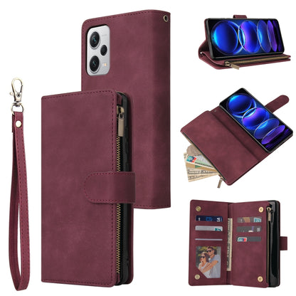 Multifunctional Multi-Card Wallet Phone Leather Case, For Samsung Galaxy A34 5G, For Samsung Galaxy A54 5G, For Xiaomi Redmi Note 12 5G, For Xiaomi Redmi Note 12 Pro 5G, For Xiaomi Redmi Note 12 Pro+ 5G, For Xiaomi 12T / 12T Pro, For Google Pixel 7A