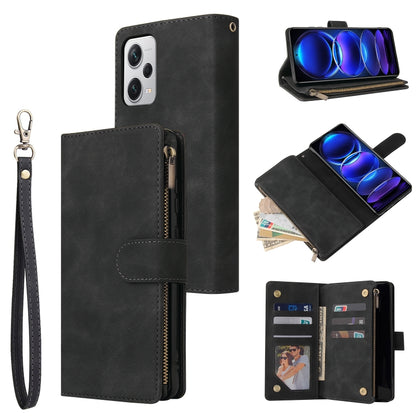 Multifunctional Multi-Card Wallet Phone Leather Case, For Samsung Galaxy A34 5G, For Samsung Galaxy A54 5G, For Xiaomi Redmi Note 12 5G, For Xiaomi Redmi Note 12 Pro 5G, For Xiaomi Redmi Note 12 Pro+ 5G, For Xiaomi 12T / 12T Pro, For Google Pixel 7A