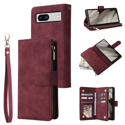 Multifunctional Multi-Card Wallet Phone Leather Case, For Samsung Galaxy A34 5G, For Samsung Galaxy A54 5G, For Xiaomi Redmi Note 12 5G, For Xiaomi Redmi Note 12 Pro 5G, For Xiaomi Redmi Note 12 Pro+ 5G, For Xiaomi 12T / 12T Pro, For Google Pixel 7A