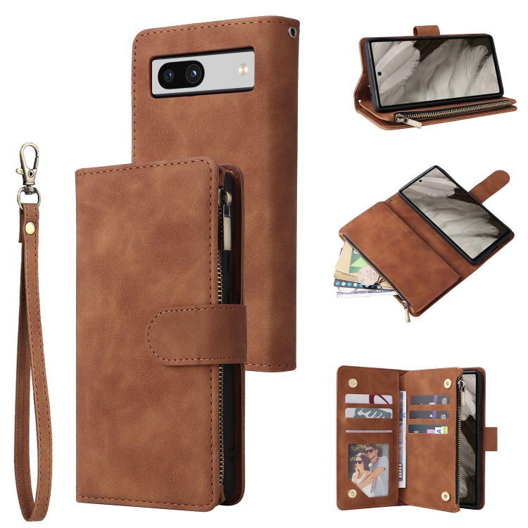 Multifunctional Multi-Card Wallet Phone Leather Case, For Samsung Galaxy A34 5G, For Samsung Galaxy A54 5G, For Xiaomi Redmi Note 12 5G, For Xiaomi Redmi Note 12 Pro 5G, For Xiaomi Redmi Note 12 Pro+ 5G, For Xiaomi 12T / 12T Pro, For Google Pixel 7A