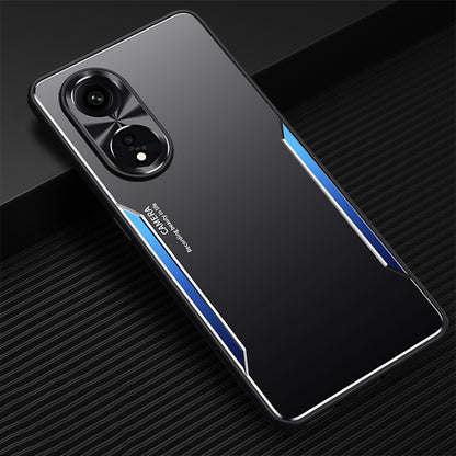 Blade Series TPU + Titanium Alloy Phone Case, For OPPO A1 Pro