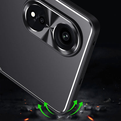 Blade Series TPU + Titanium Alloy Phone Case, For OPPO A1 Pro