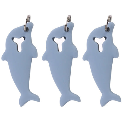 3pcs 2 in 1 Phone Tablet Card Removal Needle Dolphin Shape Card Opening Needle Cover