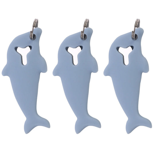 3pcs 2 in 1 Phone Tablet Card Removal Needle Dolphin Shape Card Opening Needle Cover