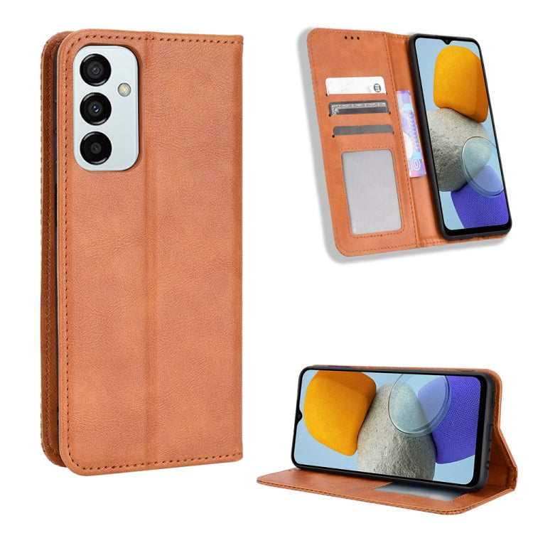 Magnetic Buckle Retro Texture Leather Phone Case, For Samsung Galaxy M13 4G / M23 5G, For Xiaomi 13 Lite / Civi 2 5G, For OnePlus 11R / Ace 2, For OnePlus Ace 2V, For Umidigi A13 Pro 5G, For ZTE Blade A32, For ZTE Blade V40 Design