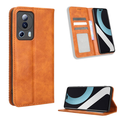 Magnetic Buckle Retro Texture Leather Phone Case, For Samsung Galaxy M13 4G / M23 5G, For Xiaomi 13 Lite / Civi 2 5G, For OnePlus 11R / Ace 2, For OnePlus Ace 2V, For Umidigi A13 Pro 5G, For ZTE Blade A32, For ZTE Blade V40 Design