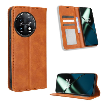 Magnetic Buckle Retro Texture Leather Phone Case, For Samsung Galaxy M13 4G / M23 5G, For Xiaomi 13 Lite / Civi 2 5G, For OnePlus 11R / Ace 2, For OnePlus Ace 2V, For Umidigi A13 Pro 5G, For ZTE Blade A32, For ZTE Blade V40 Design