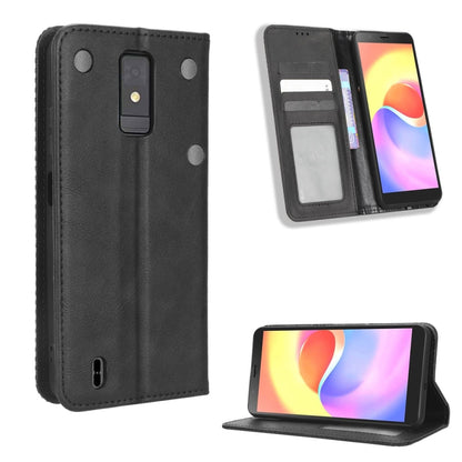 Magnetic Buckle Retro Texture Leather Phone Case, For Samsung Galaxy M13 4G / M23 5G, For Xiaomi 13 Lite / Civi 2 5G, For OnePlus 11R / Ace 2, For OnePlus Ace 2V, For Umidigi A13 Pro 5G, For ZTE Blade A32, For ZTE Blade V40 Design