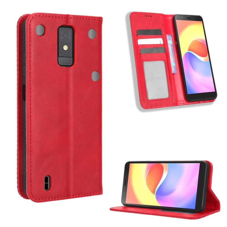 Magnetic Buckle Retro Texture Leather Phone Case, For Samsung Galaxy M13 4G / M23 5G, For Xiaomi 13 Lite / Civi 2 5G, For OnePlus 11R / Ace 2, For OnePlus Ace 2V, For Umidigi A13 Pro 5G, For ZTE Blade A32, For ZTE Blade V40 Design