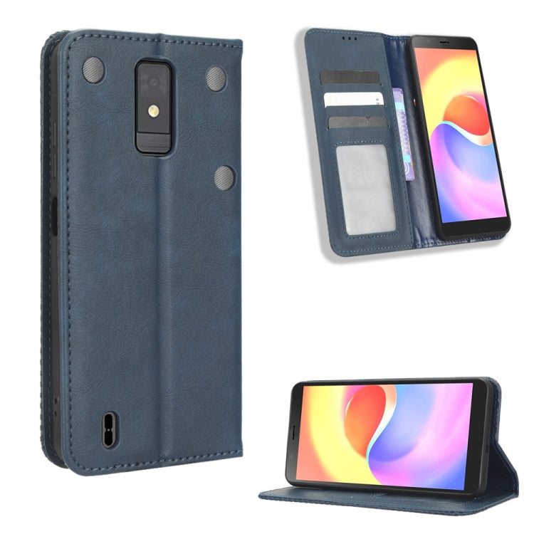 Magnetic Buckle Retro Texture Leather Phone Case, For Samsung Galaxy M13 4G / M23 5G, For Xiaomi 13 Lite / Civi 2 5G, For OnePlus 11R / Ace 2, For OnePlus Ace 2V, For Umidigi A13 Pro 5G, For ZTE Blade A32, For ZTE Blade V40 Design