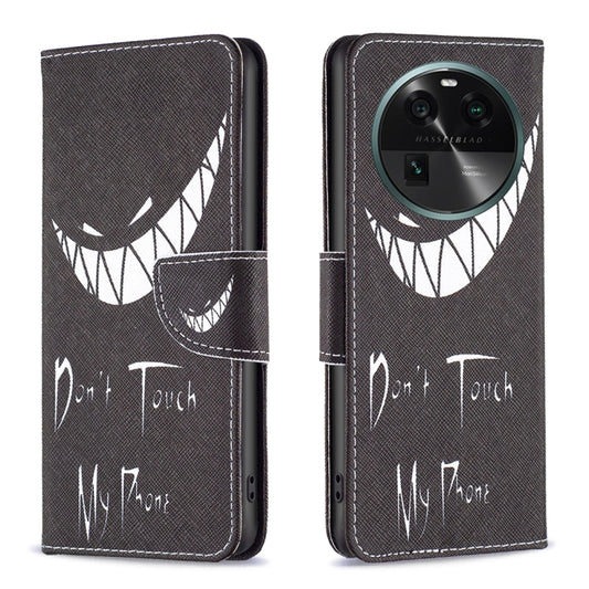 Colored Drawing Pattern Leather Phone Case, For OPPO Find X6 5G, For OPPO Find X6 Pro 5G, For Realme C55, For Xiaomi Redmi Note 12 4G Global, For Samsung Galaxy A24 4G, For Samsung Galaxy M14 5G, For Nokia G22