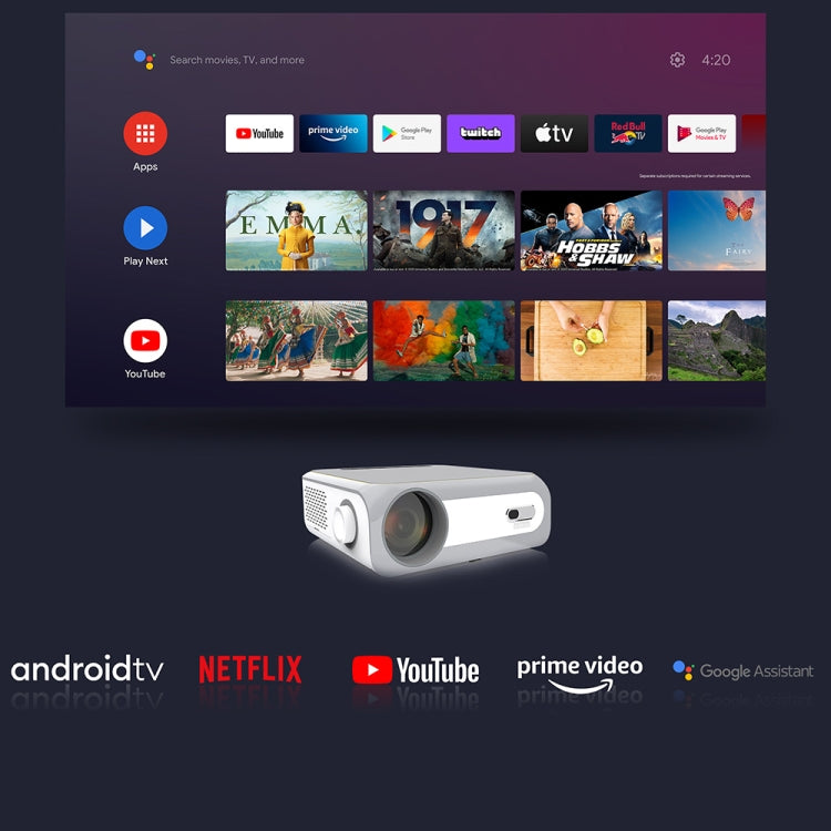 MECOOL KP1 1920x1080P 700ANSI Lumens Portable Mini LCD Smart Projector