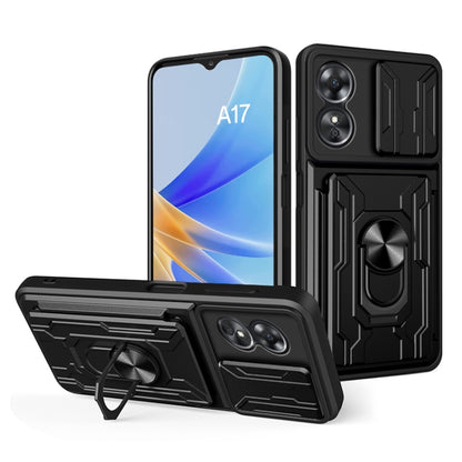 Sliding Camshield TPU+PC Phone Case with Card Slot, For Motorola Edge 30 Ultra 5G, For OPPO A17 4G, For Realme 10 4G, For Samsung Galaxy A14 5G / 4G
