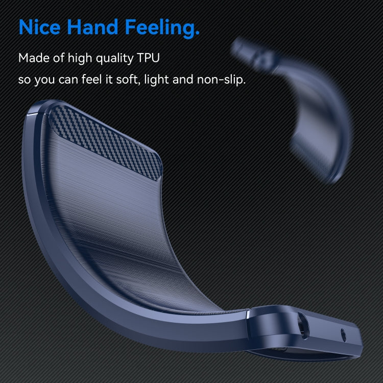 Brushed Texture Carbon Fiber TPU Phone Case, For Realme GT3, For Realme GT Neo 5, For Huawei P60
