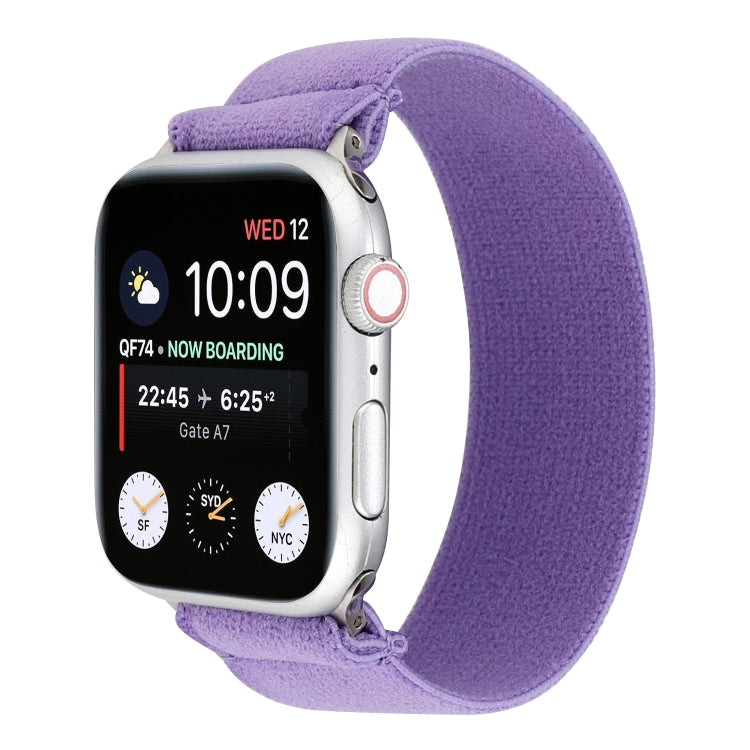 Elastic Nylon Braid Watch Band, For Apple Watch Series 8&7 45mm, For Apple Watch Series 8&7 41mm