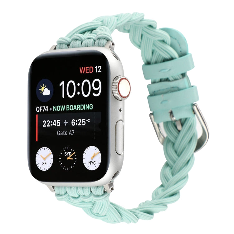 Single Elastic Nylon Braid Watch Band, For Apple Watch Series 8&7 45mm, For Apple Watch Series 8&7 41mm