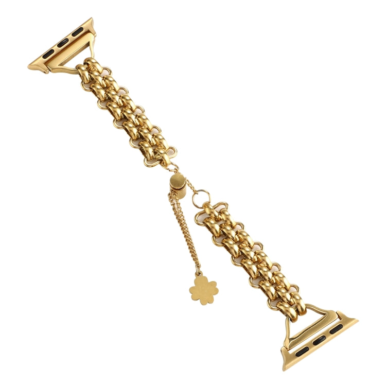 Dual-row Chain Metal Watch Band, For Apple Watch Series 8&7 45mm, For Apple Watch Series 8&7 41mm