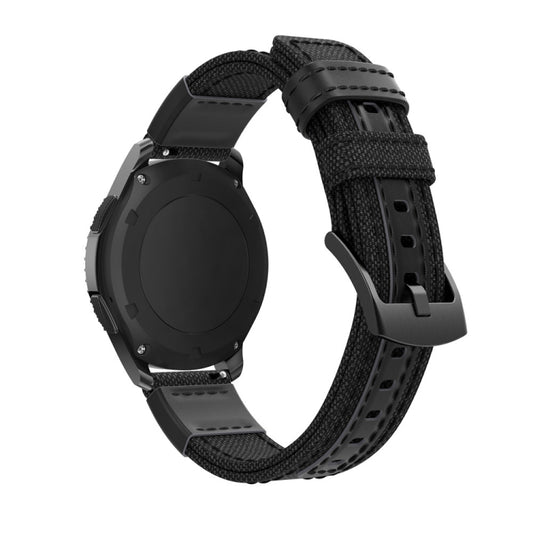 Universal Nylon Leather Watch Band, 20mm, 22mm