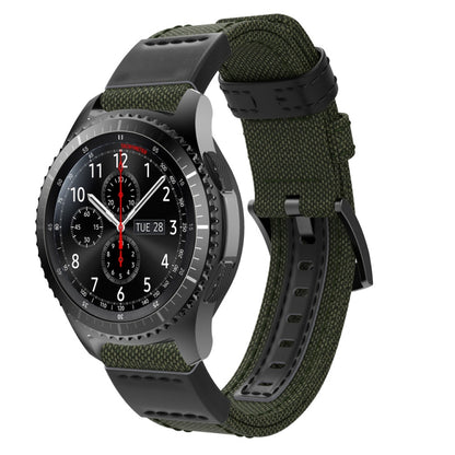 Universal Nylon Leather Watch Band, 20mm, 22mm