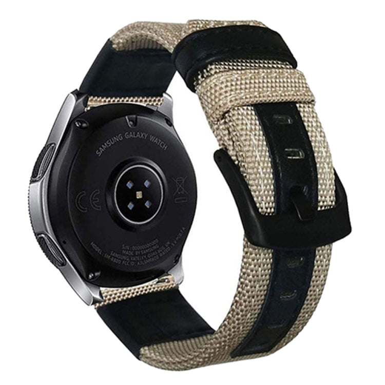 Universal Nylon Leather Watch Band, 20mm, 22mm