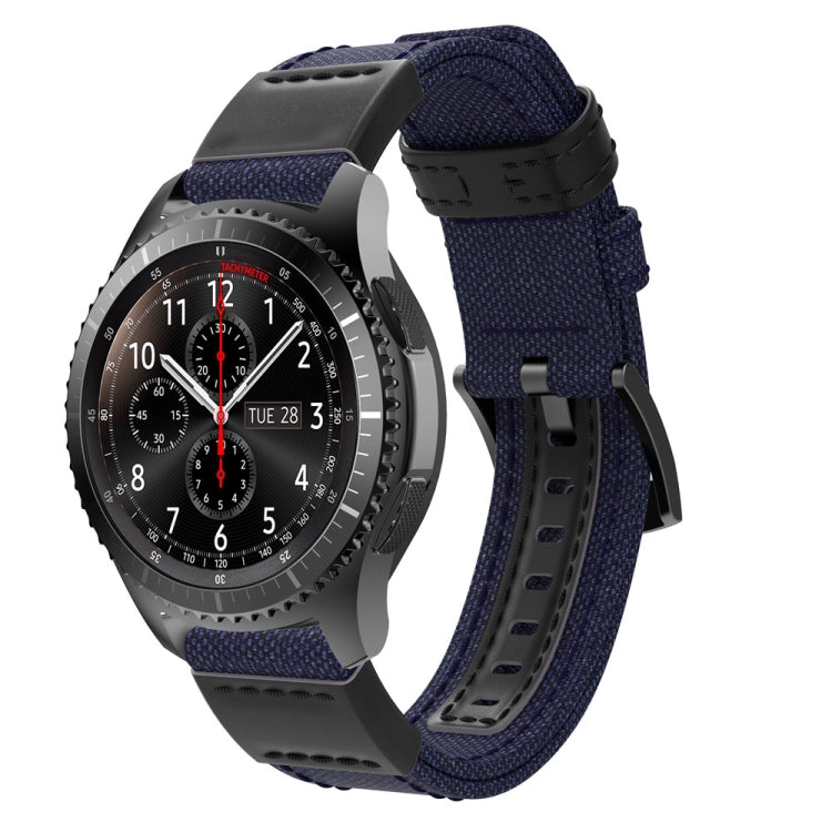 Universal Nylon Leather Watch Band, 20mm, 22mm