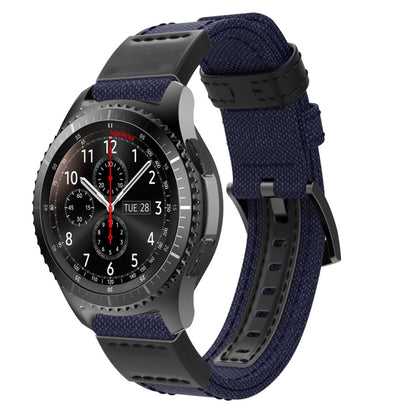 Universal Nylon Leather Watch Band, 20mm, 22mm