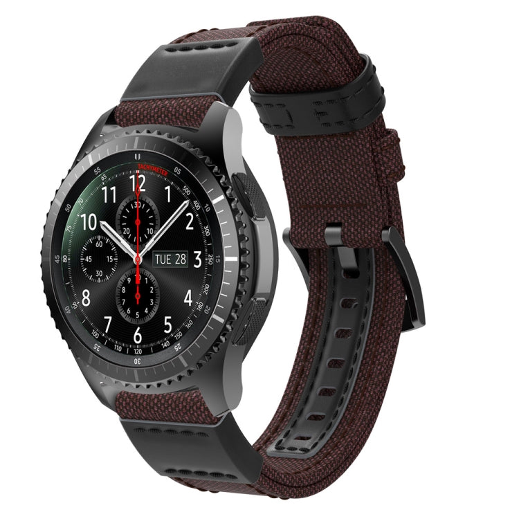 Universal Nylon Leather Watch Band, 20mm, 22mm
